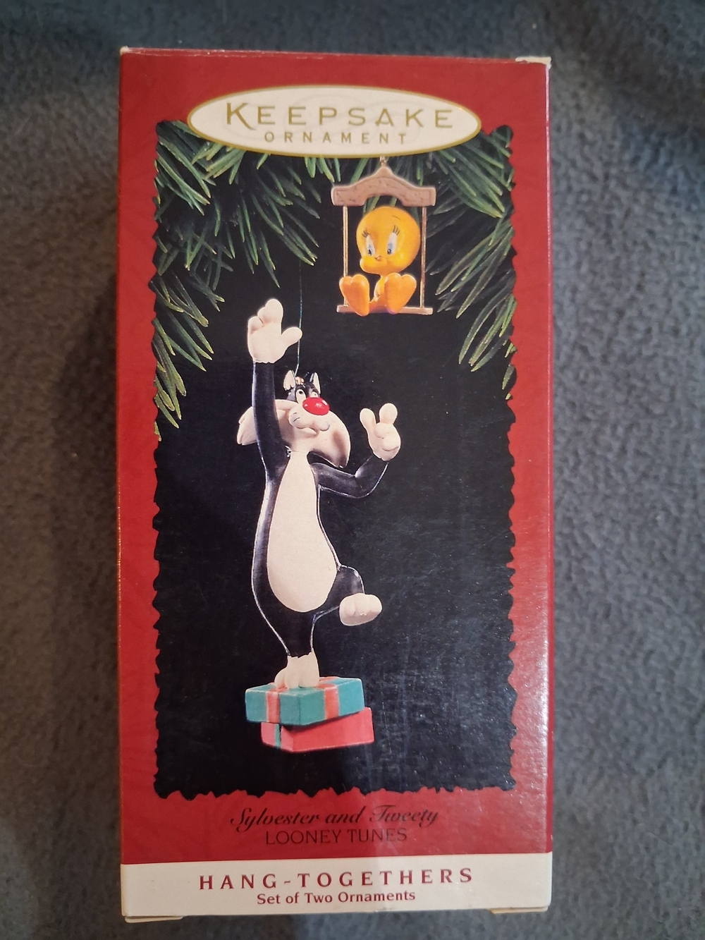 Hallmark Sylvester & Tweety Ornament Set